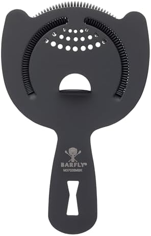 Barfly Heavy Duty Spring Bar Strainer, Matte Black