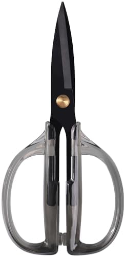 Kitchen Shears Scissors&Sharp Scissors, ARCHIKING 7.7inch Black Titanium Plated Scissor-Meat and Poultry Shears, Dishwasher Safe, Acrylic Handel All Purpose Stainless Steel Utility Scissor Black