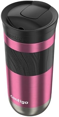Contigo Byron 2.0 Travel Mug 16 oz Azalea,(Pack of 4)