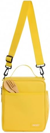 PackIt Freezable Crossbody Lunch Box, Lemonade