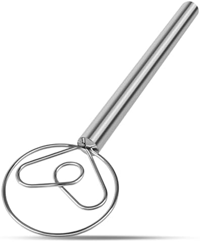 Danish Dough Whisk Stainless Steel for Sourdough Bread Baking