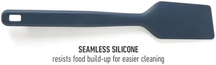 Calphalon Prime Scraper Set, 2-Piece Silicone Kitchen Scraper Set, Flexible Baking & Cooking Scrapers, Heat-Resistant Nonstick-Safe Tools with Ergonomic Handles, Navy