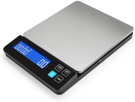 KitchenTour Digital Kitchen Scale 10kg/22lb ; Food Scale 0.1g Precision