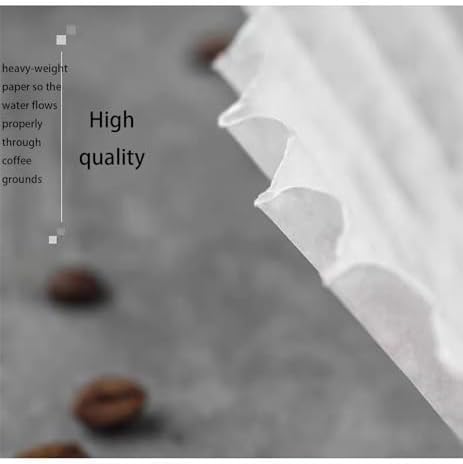 12-Cup Commercial Coffee Filters, Large Coffee Filters，Premium Quality, (9 ¾ Inch x 4 ¼ Inch) All-Natural, Big & Tall Filters Compatible with Coffee Machines - Woman Owned（300 Pack）