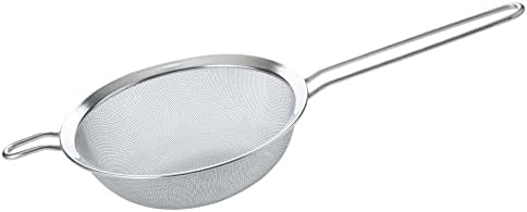 Chef Craft Select Mesh Strainer, 6.5 inch diameter, Stainless Steel