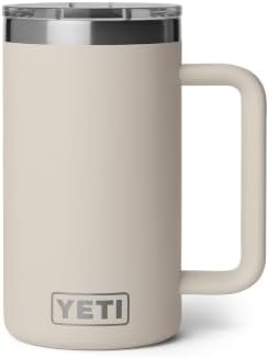 YETI Rambler 24 oz Ceramic Lined Stackable Mug, Cape Taupe