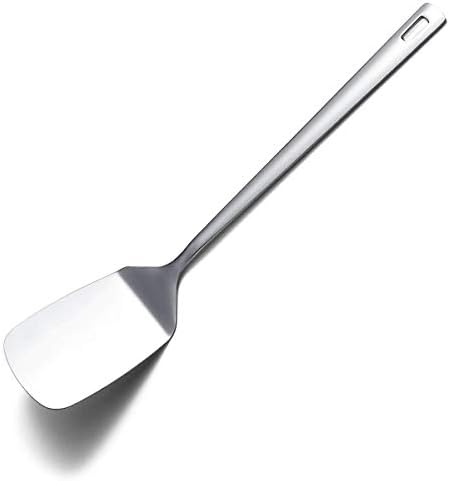 Stainless Steel Spatulas, Berglander Solid Turner,Barbecue Metal Spatulas Turner For Cooking, Kitchen Spatula For Nonstick Cookware, Dishwasher Safe, Easy to Clean