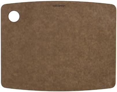 Epicurean Kitchen Series 14.5" × 11.25" Cutting Board, Non-Toxic, Dishwasher Safe, Made in the USA, Nutmeg