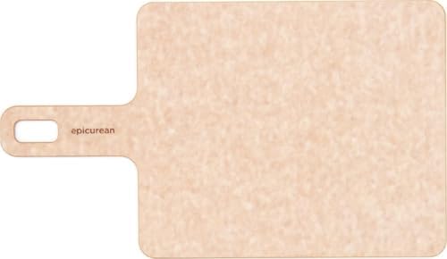 Epicurean Handy Series Cutting Board with Handle, 9-Inch by 7-Inch, Natural