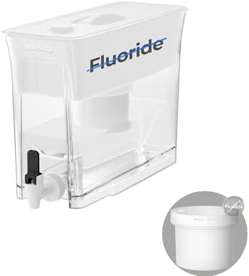 Waterdrop WFD-02W 35-Cup Water Filter Dispenser, Fluoride Reduction, White