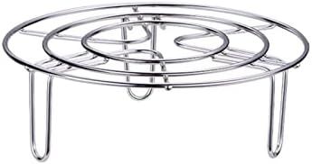 Steam Rack, Heavy Duty Steaming Rack Stand, Stainless Steel Round Steamer Cooling Rack Trivet, Pot Steamer Insert Food Stand, Steaming Cookware Accessories(Size:15.5cm/6.1in)