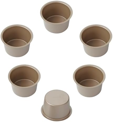 Stackable Muffin Pan Set, 6 Individual Nonstick Muffin Cups