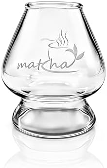 Glass Matcha Whisk Holder, Matcha Chasen Holder, Matcha Whisk Stand for Bamboo Matcha Chasen, Matcha Set Accessories for Tea Ceremony (Frosted pattern)