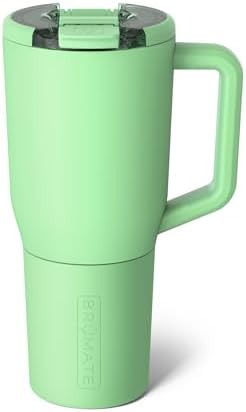 BrüMate Müv - 35oz 100% Leak Proof Insulated Coffee Mug with Handle & Lid - Stainless Steel Coffee Travel Mug - Double Walled Coffee Cup (Kiwi)