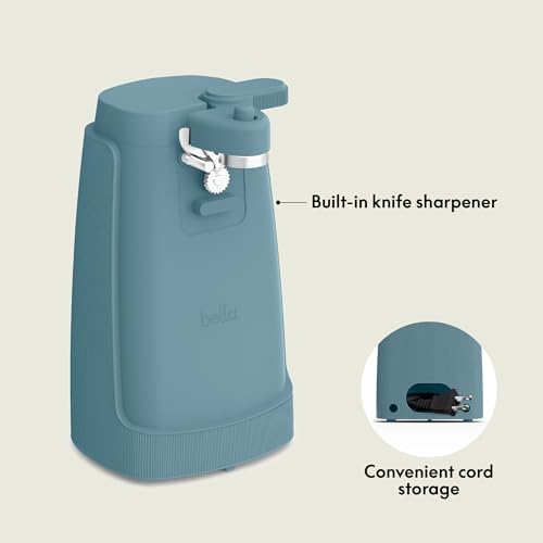 bella Electric Can Opener, Automatic One-Touch, Surf