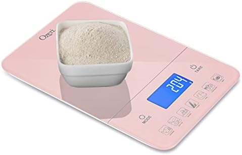 Ozeri Touch III 22 lbs (10 kg) Digital Kitchen Scale, in Tempered Glass