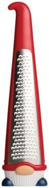 OTOTO Grater - Stainless Steel, BPA Free, Dishwasher Safe, Fun Kitchen Gadget, Vegetable Shredder, Cute Kitchen Gifts & Accessories (Pepito Gnome Grater, Red)
