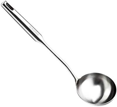 Soup Ladle,304 Stainless Steel Cooking Ladle with Long Handle,3.9 Inch