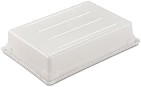 Rubbermaid Commercial Products Food Storage Box, 8.5 Gallon Capacity, White, for Restaurant/Kitchen/Cafeteria
