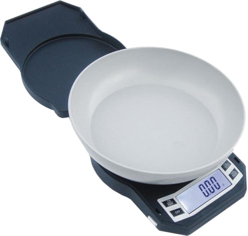 American Weigh Scales Precision Digital Kitchen Weight Scale, Food Measuring Scale, Backlit LCD Screen 500g x 0.01g (Black), LB-501