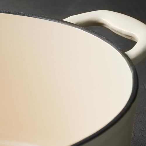 Tramontina Bestow Enameled Cast Iron 7-Qt Oval Dutch Oven Pot with Lid