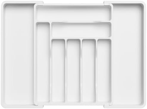 Lifewit Expandable Silverware Drawer Organizer, Kitchen Utensil Tray