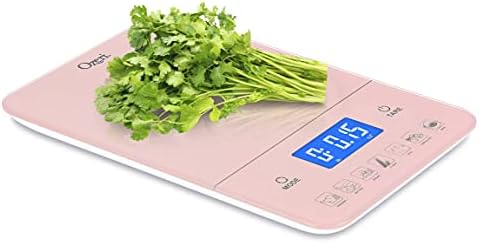 Ozeri Touch III 22 lbs (10 kg) Digital Kitchen Scale, in Tempered Glass