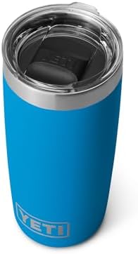YETI Rambler 10 oz Tumbler, Stainless Steel, Vacuum Insulated with MagSlider Lid, Big Wave Blue