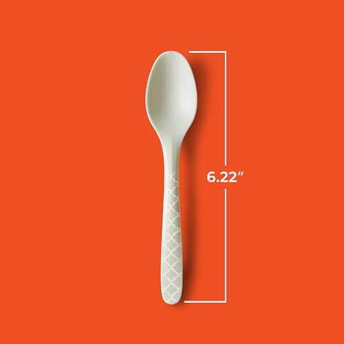 Hefty ECOSAVE Compostable Spoons, 24 Count (Pack of 8)