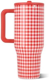 HydroJug Traveler 32oz, Insulated Tumbler with Handle & Straw, Summer Picnic