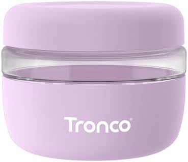 Tronco 16 oz Glass Food Storage & Lunch Bowl Containers with Airtight Lids