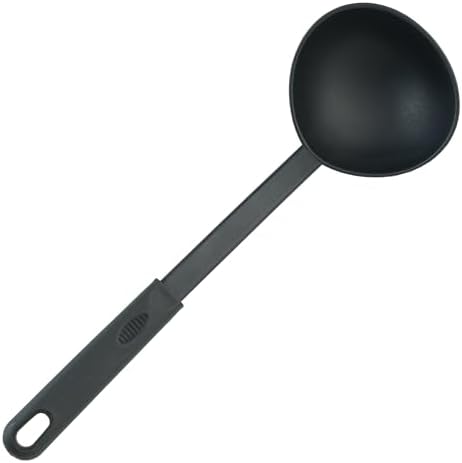 Winco 6 oz Red Heavy-Duty Nylon Ladle