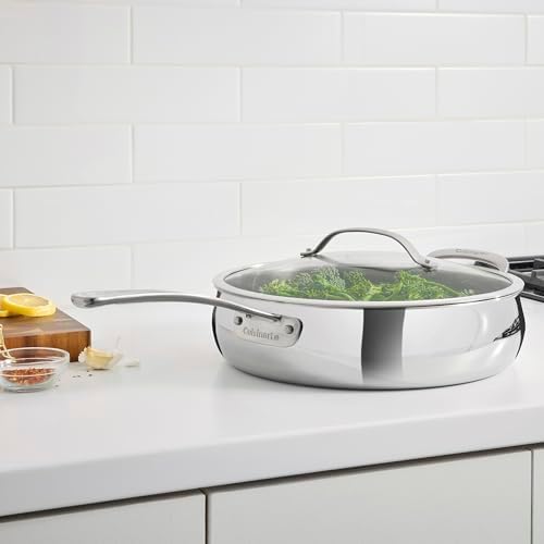 Cuisinart PureClad™ Triple Ply Stainless Steel 5.5 Qt. Saute Pan w/Cover