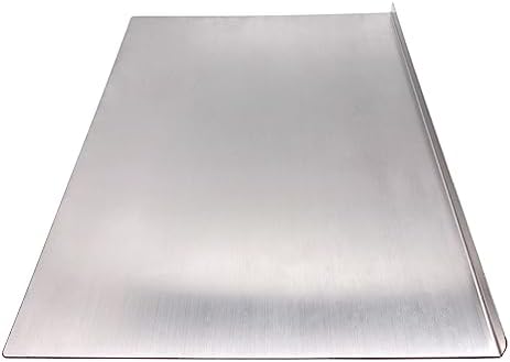 BILLAMB Stainless Steel Cutting Boards for The Kitchen, Suitable for Meat, Fruits, Vegetables, Bread, and Baking Large-sized Cutting Boards (50 x 40cm/19.7 x 15.7 in)