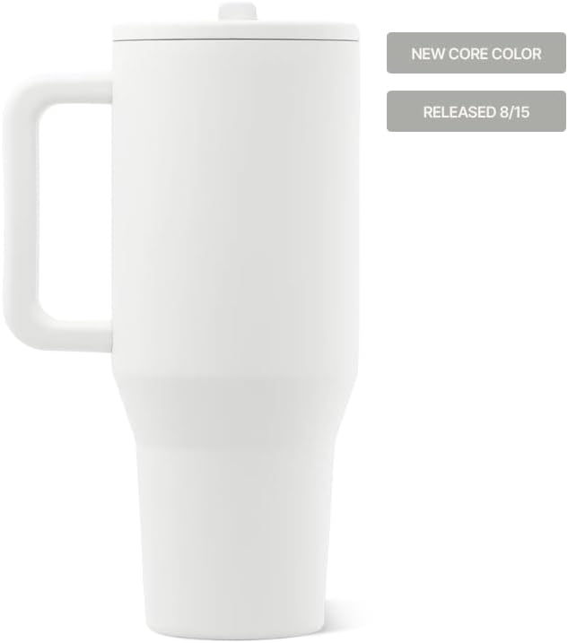 HydroJug Traveler 32oz, Insulated Tumbler with Handle & Straw, Lunar