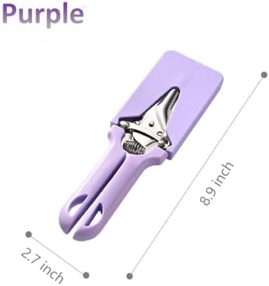Heavy Duty Poultry Bone Shears,Spring Loaded Kitchen Shears,Stainless Steel丨Safety Lock丨Dishwasher Safe, All Purpose Kitchen Scissors for Chicken, Meat Cutting, Turkey ，Purple