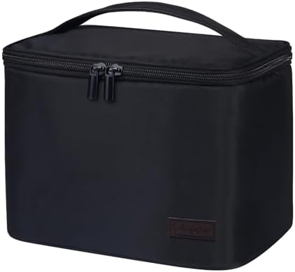 Gloppie Lunch Bag, Insulated Lunch Box for Adults & Kids, Black-M