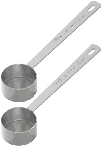 2PCS Long Handle Coffee Scoop, 1Tbsp(15ml) Measuring Spoon