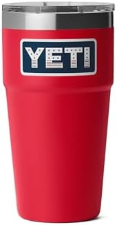YETI Rambler 20 oz Stackable Tumbler, Stainless Steel, Vacuum Insulated with MagSlider Lid