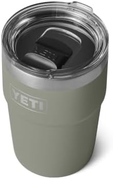 YETI Rambler 16 oz Stackable Tumbler, Vacuum Insulated, Stainless Steel with MagSlider Lid