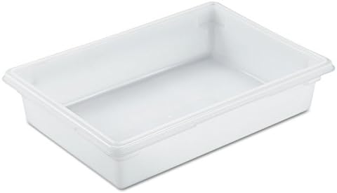 Rubbermaid Commercial Products Food Storage Box, 8.5 Gallon Capacity, White, for Restaurant/Kitchen/Cafeteria