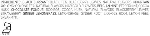 Tea Forte Tea Sampler, 20 Pyramid Infuser Bags, Premium Tea Gift Set