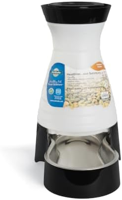 PetSafe Healthy Pet Food Station, 4 lb Gravity Feeder, Cats & Dogs, Medium
