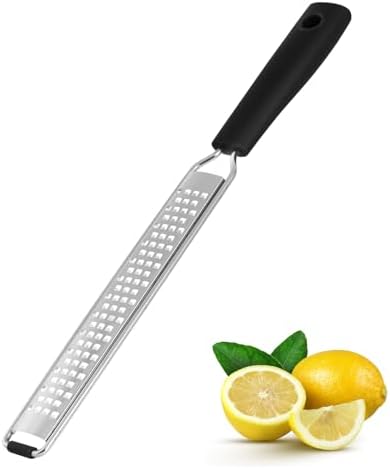 Zester Grater, Fine Stainless Steel Lemon Zester