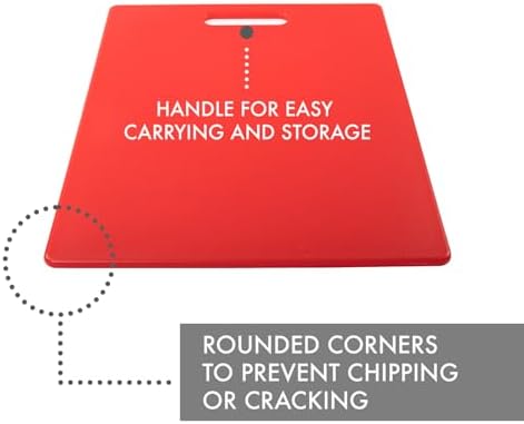 Made from high-density plastic that is conveniently sized at 11x14.5 inches