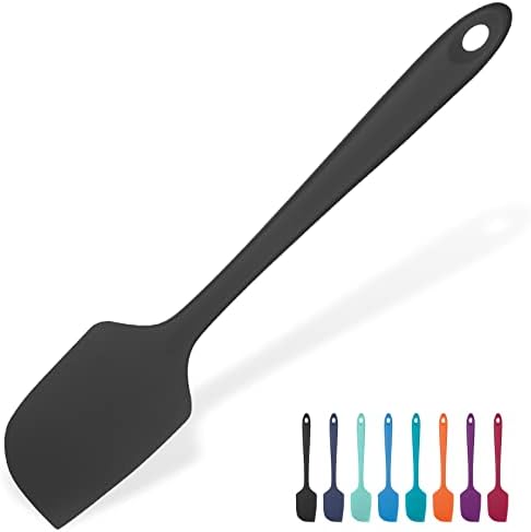U-Taste Silicone Large Spatula, 600ºF High Temp Bowl Scraper, 11.38", Black