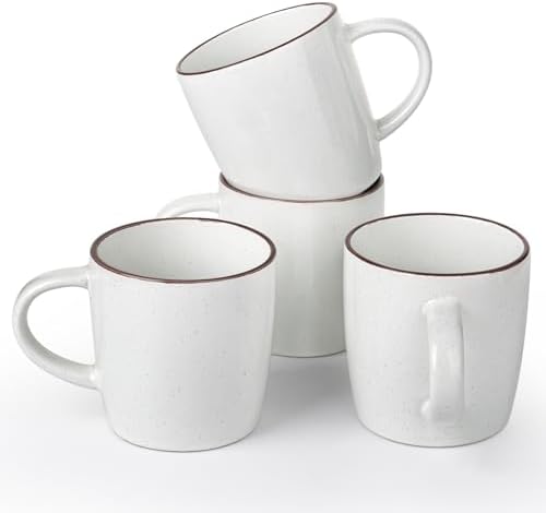famiware Mercury Coffee Mugs 13 oz, Coffee Mugs Set of 4 with Handle