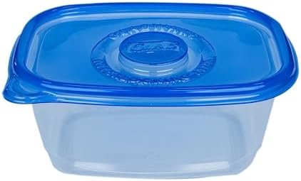 Glad GladWare Deep Dish Food Storage Containers, 64 Oz, 3 Count (Pack of 6)