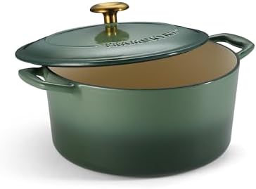 Tramontina Bestow Enameled Cast Iron 5.5-Qt Round Dutch Oven Pot with Lid