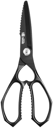 MITSUMOTO SAKARI 8" Kitchen Scissors & Poultry Shears, Detachable